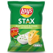 Lays Stax Sour Cream and Onion Flavor Potato Chips 44 gm - 142700346