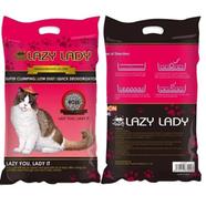 Lazy Lady Cat Litter Bentonite Rose Flavor 5L