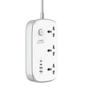 Ldnio Power Strip 65W 3 Sockets With 4 Port Charger - SC3416