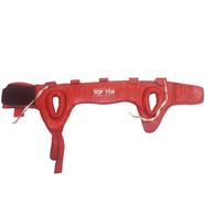 Leather Boxing Headgear - Red