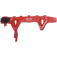 Leather Boxing Headgear - Red icon