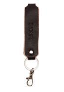 Leather Key Ring - Black Cat - LK02