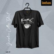 Leebas Halfsleeve Cotton Tshirt Black Color - MB29