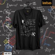 Leebas Halfsleeve Cotton Tshirt Black Color - MB353