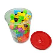 Lego Building Blocks Toys Jar 150 Pcs (lego_jar_a999_150pcs) - Multicolor