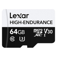 Lexar 64GB High Endurance Micro SD Card image