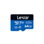 Lexar High-Performance 633x 64GB MicroSD UHS-I Memory Card
