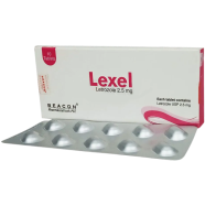 Lexel 2.5 mg Tablet 10's Strip