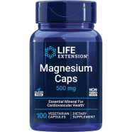 Life Extension Magnesium Caps 500 mg 100 Vegetarian Capsules icon