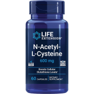 Life Extension N-Acetyl-L-Cysteine 600 mg 60 Capsules -522005654