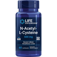 Life Extension N-Acetyl-L-Cysteine (NAC) 600mg 60Capsules