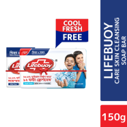 Lifebuoy Skin Cleansing Soap Bar Care 150g Buy 1 Get 1 Cool Fresh Soap 100g Free