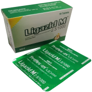 Ligazid M 2.5mg 1000mg Tablet 6's Strip
