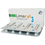 Limaryl 3mg Tablet 10's Strip