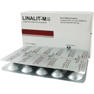 Linalit M 2.5mg 500mg Tablet 10's Strip