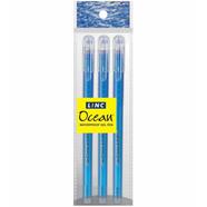 Linc Ocean Gel Pen Blue Ink - (3pcs )
