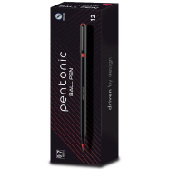 Linc Pentonic Ball Pen Red Ink - 12Pcs