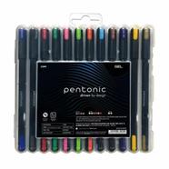 Linc Pentonic Gel Pen Color Ink - 12Pcs