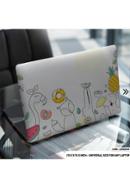 DDecorator Lineart Seamless Abstract Art Laptop Sticker - (LSKN2044)