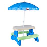 Little Tikes 629945M Easy Store Jr. Play Table With Umbrella - 629945M