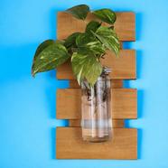 Living Room Wood Shelf Wall Decor Flower Frame Planter icon