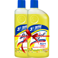 Lizol Citrus Disinfectant Surface Cleaner (500 ml x 2) 40 TK Off - 3301855