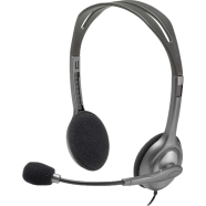 Logitech H110 Stereo Headset Black