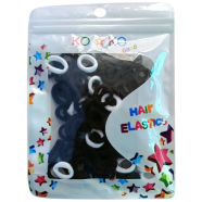 Long Lasting Rubber Hair Band, 100 Pcs, Mixed Color