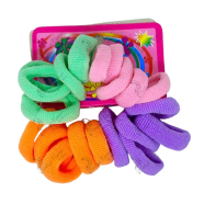 Long Lasting Rubber Hair Band 20 Piece 