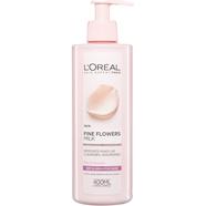 Loreal Fine Flowers Milk Cl.N Make-Up Remover Pump 400 ml (UAE) - 139701958