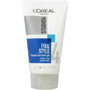 Loreal Studio Line Fix And Style Vitamin Enriched Hair Gel 4 150 ml