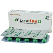 Losatan 25 mg Tablet 10'S Strip