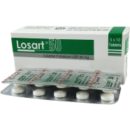 Losatan 50mg Tablet-10's Strip
