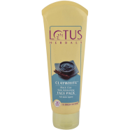 Lotus Herbal ClayWhite Black Clay Skin Whitening Face Pack 120gm