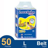 Love Baby Belt System Baby Daiper (L Size) (7-18 kg) (50pcs) - (Code 8941133200085)