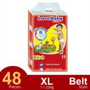 Love Baby Belt System Baby Daiper (XL Size) (11-25 kg) (48pcs) - (Code 8941133200092)