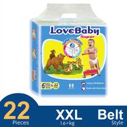 Love Baby Belt System Baby Daiper (XXL Size) (16 kg) (22pcs) - (Code 8941133200177)