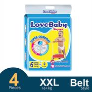 Love Baby Belt System Baby Daiper (XXL Size) (16 kg) (4pcs) - (Code 8941133200337)