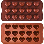 Love Shaped Silicone Chocolate Mold – Non-Stick, Reusable and Food Grade Candy Mold