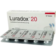 Luradox 20mg Tablet 10's Strip