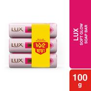 Lux Soap Bar Soft Glow 100g (Bundle of 3)Multipack