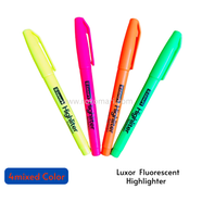 Luxor Fluorescent Pen Highlighter 4Mixed Color