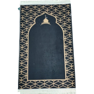 Luxury Excellence Prayer Mat Any Design Navy Blue Color (70x125 cm)