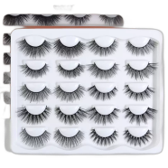 MAANGE 10Pairs 3D Mink Lashes Natural Eyelashes - Y1001 - 32101