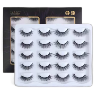 MAANGE Magefy Mink Lashes Natural Eyelashes 10Pairs Lashes 3D ( 2 Design ) - 32902