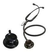 MDF Acoustica Lightweight Dual Head Stethoscope - All Black Edition, MDF747XP-all black