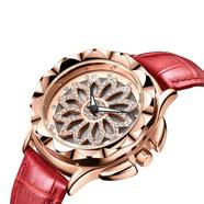 MEGIR Luxury Leather Watch Red - 2059L 