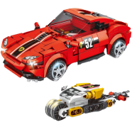 MINGDI LEIBAO 10130 Non Lego RED LAUNCH CAR Set Toy Assembly Model Racers Speed ​​Racing 426 Blocks