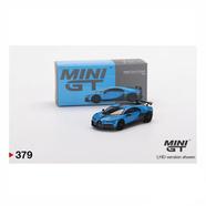 MINI GT 1:64 Die Cast # 379 – Bugatti Chiron Pur Sport – Blue - 4904810175759 