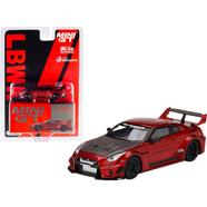 Mini -Silhouette Works GT Nissan 35GT-RR Ver.1 Lava Red - MINI GT 191- LB